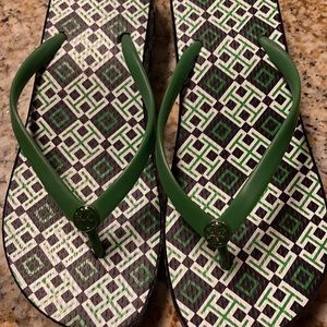 Tory Burch Thandie Wedge Flip Flops